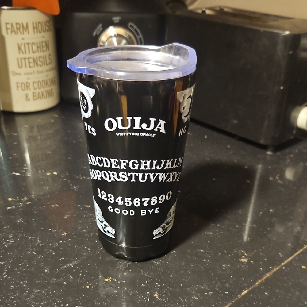 Black Ouija Tumbler